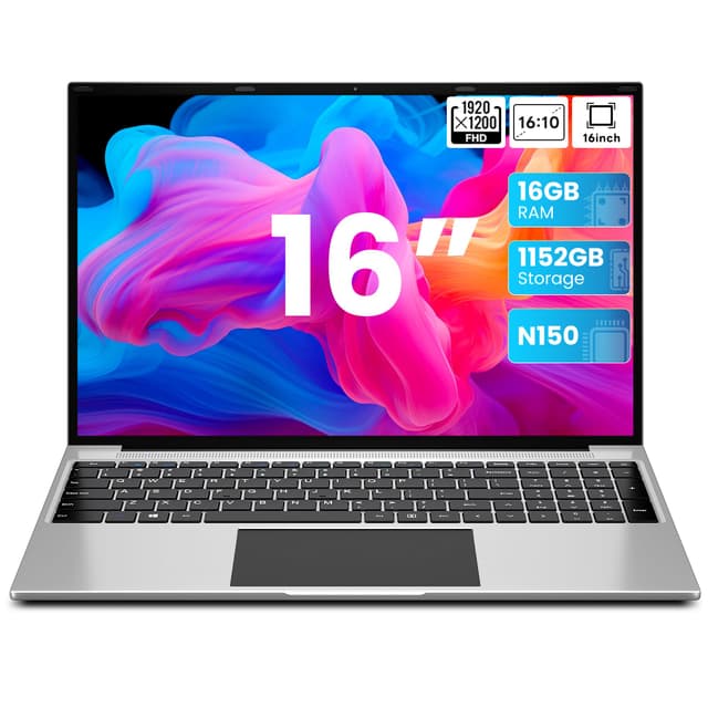 🌟 Laptop 16 Zoll IPS 1920x1200, 16GB RAM 1TB SSD + 128GB eMMC 🚀