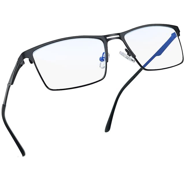 Joopin Blaulichtfilter Brille Herren Damen Ohne Stärke und Gaming Brillen Computerbrille mit Blaulichtfilter