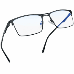 Joopin Blaulichtfilter Brille Herren Damen Ohne Stärke und Gaming Brillen Computerbrille mit Blaulichtfilter
