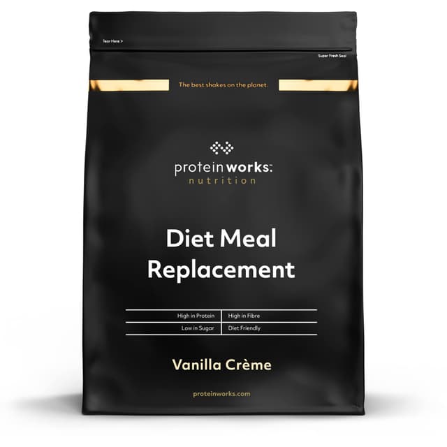 Protein Works - Diet Meal Replacement, Vollständige Mahlzeit, Diät Abnehmshake, Immunitätsfördernd, 28 Mahlzeiten, Vanillecreme, 2kg