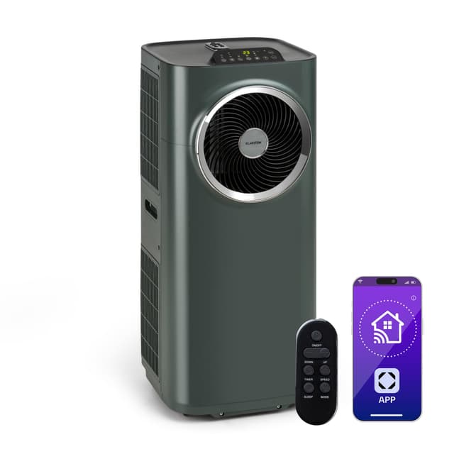 🌬️🏠 Klarstein Mobile Klimaanlage: 5-in-1 Klimagerät für Wohnung & Büro, 10000 BTU 10.000 BTU / 2,9 kW Anthrazit