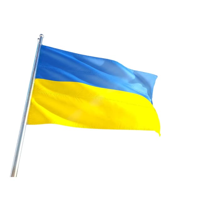 🇺🇦 Ukraine Fahne | Ukrainische Flagge | EURO Fahne | Fanartikel 90x150cm | Gelb Blau | Fahne von Cey