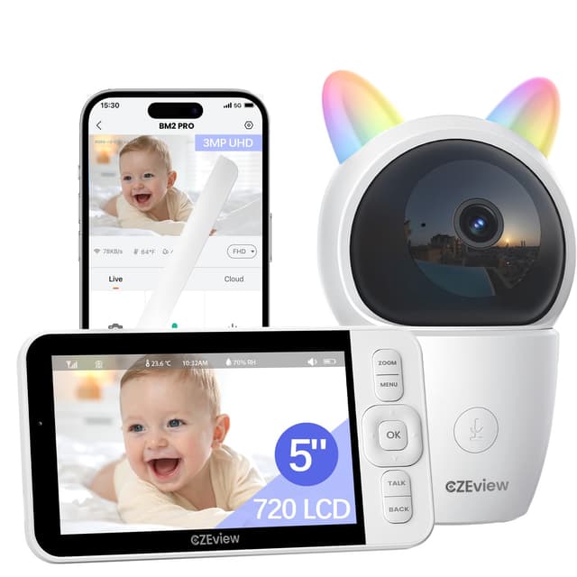 CZEview Babyphone mit Kamera und APP 📹👶