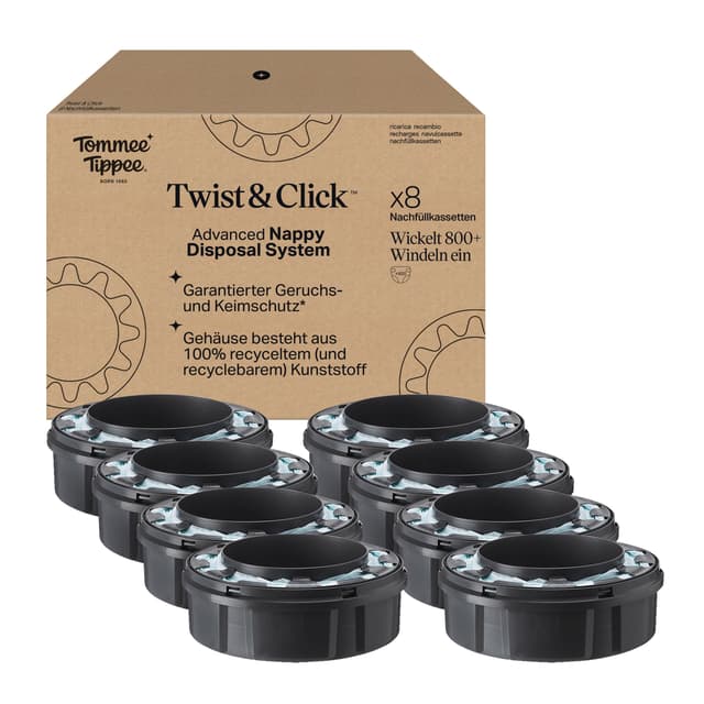 🌟 Mega-Deal! Tommee Tippee Windelbehälter 8er-Packung 🌟