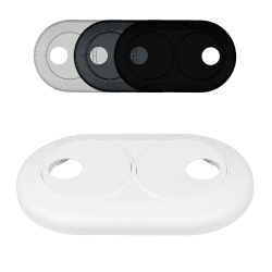 FUX Doppel Heizungsrohr Rosette - Hochwertige Rohrabdeckung ♨️ Angebot bei HelloDeals