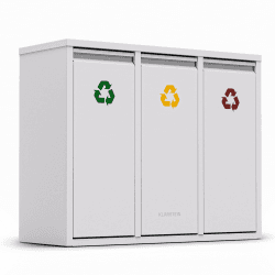 🗑️ Klarstein Ordnungshüter 3-in-1 Mülleimer - 45L Küchenabfalleimer 🌈