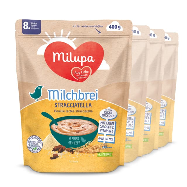 Milupa Milchbrei Stracciatella - Glutenfreier Babybrei ohne Palmöl 😋🍼