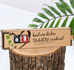 TUZELIYA Danke Geschenk - Du hast ein dickes Danke verdient - Duplo Geschenkbox