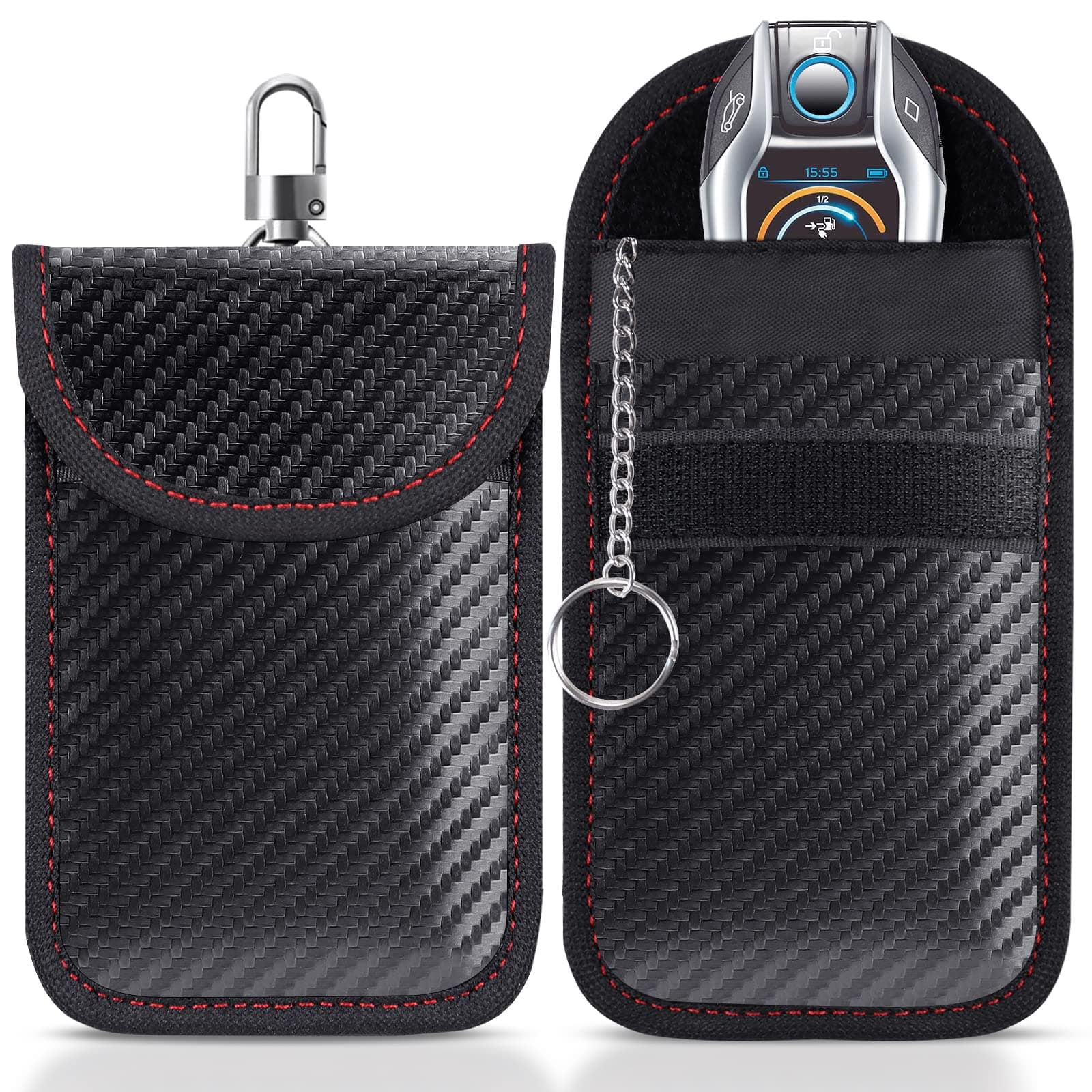 🔒🚗 Lanpard Keyless Go Schutz Autoschlüssel Hülle 2er Pack - Sichert dein Auto! 🚗🔒