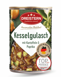 🍲 DREISTERN Kesselgulasch 400g - Hausgemachter Genuss! 🍽️ Angebot bei HelloDeals