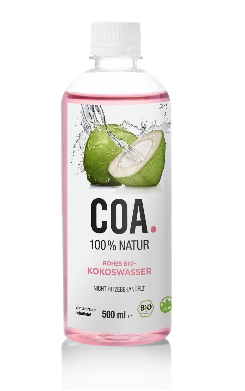 COA. Rohes Bio-Kokoswasser (12x500ml) inkl. Einwegpfand 🌴🌊