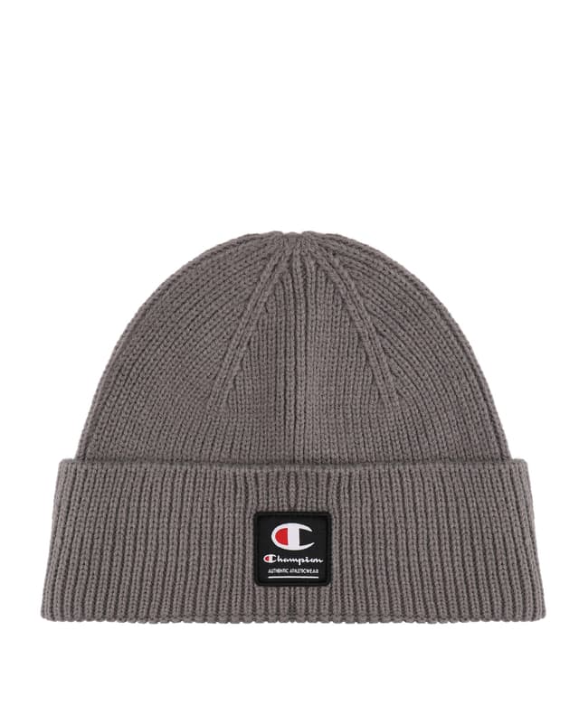 🧢 Champion Unisex Beanie-Mütze Grau (ES072) - Nur 7.5€!