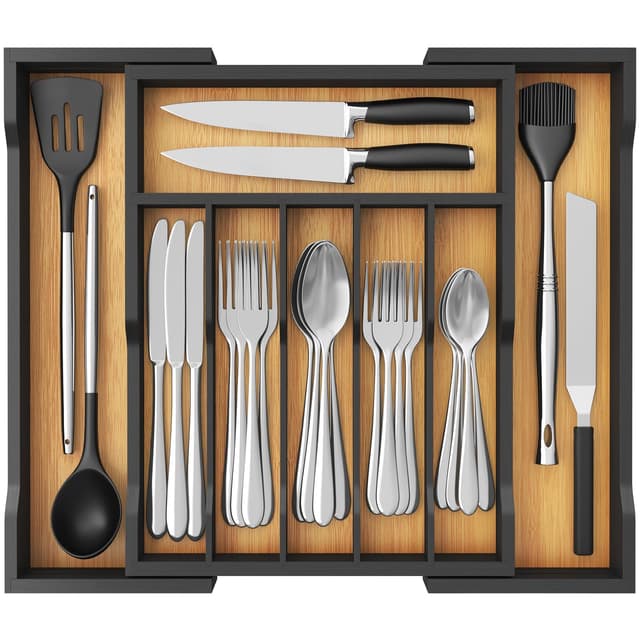 Lifewit Bambus Besteckkasten: Organisieren Sie Ihre Küchenschubladen! 🍴