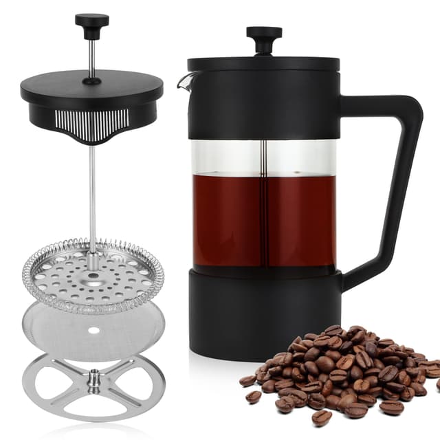 🎁 HAOYULUO French Press Kaffeebereiter 1000ml 🌿☕