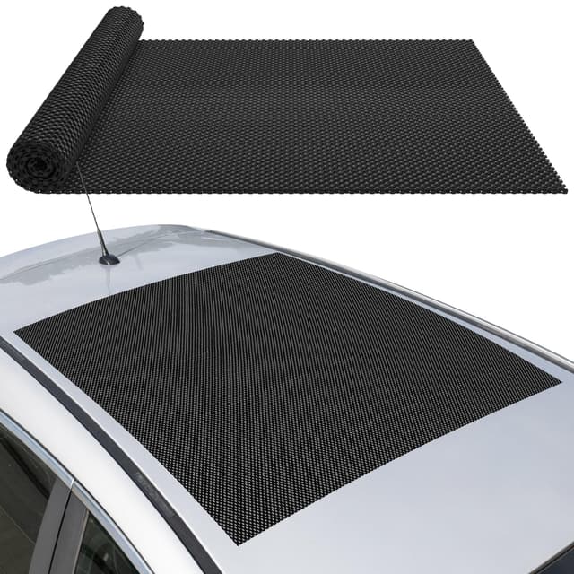 🚗 GADLANE Autodach Antirutschmatte Zuschneidbar PVC Gittermuster - 90 x 100 cm