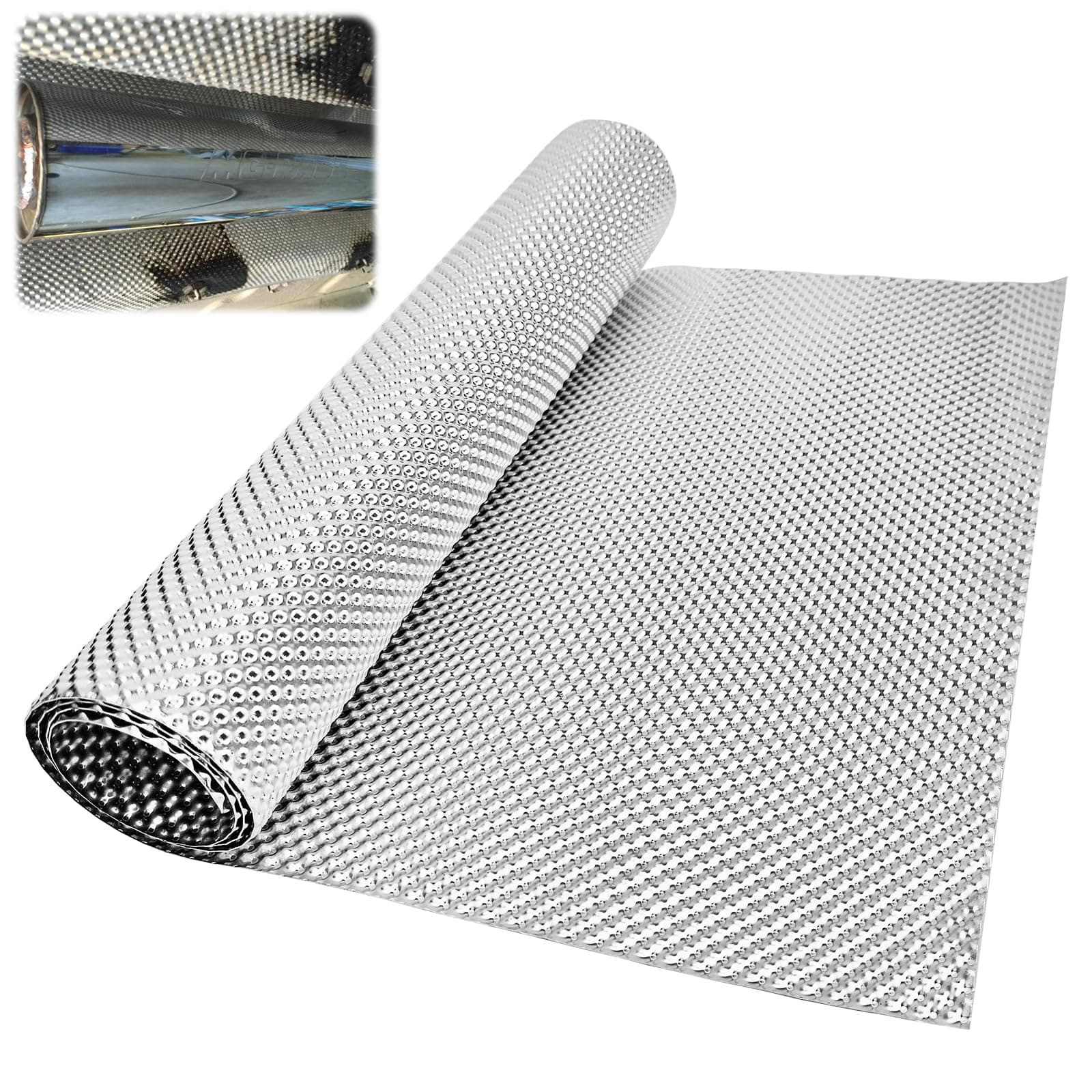 🔥 Gohytal Hitzeschutz Hitzeblech Aluminium 100cm x 40cm 🔥