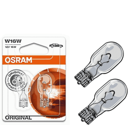 🚗 2x Osra.m W16W 12V 921-02B Standard Bremslicht Hecklicht Rückfahrlicht Nebelleuchte vorne Blinker vorne hinten und seitlich Ersatz Halogen Lampe E-geprüft Angebot bei HelloDeals