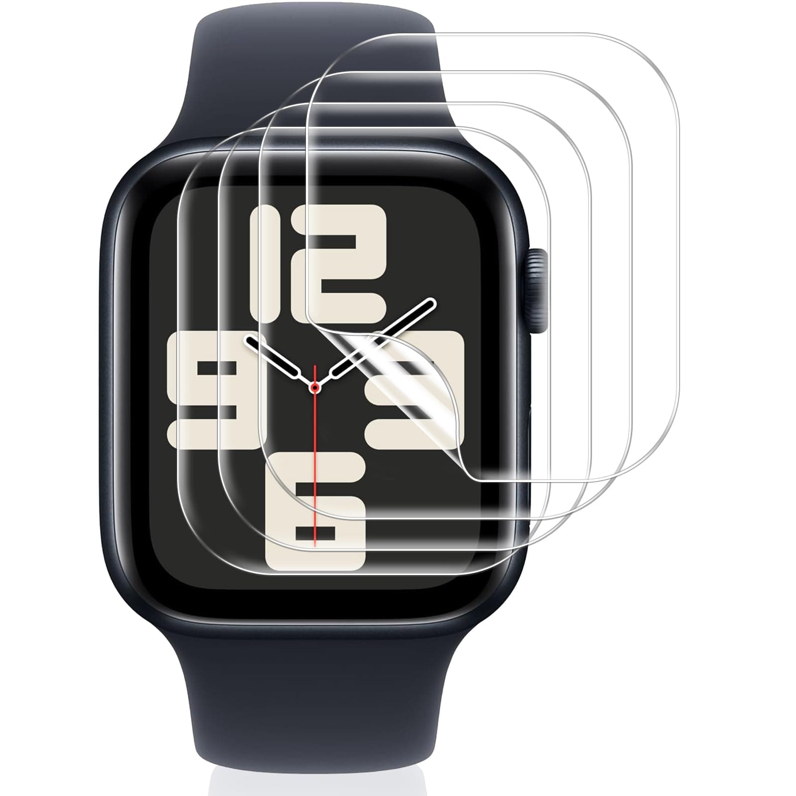 🌟 Vauki 4 Stück Schutzfolie für Apple Watch SE (2022/2020)/Series 6 5 4 40mm 🌟