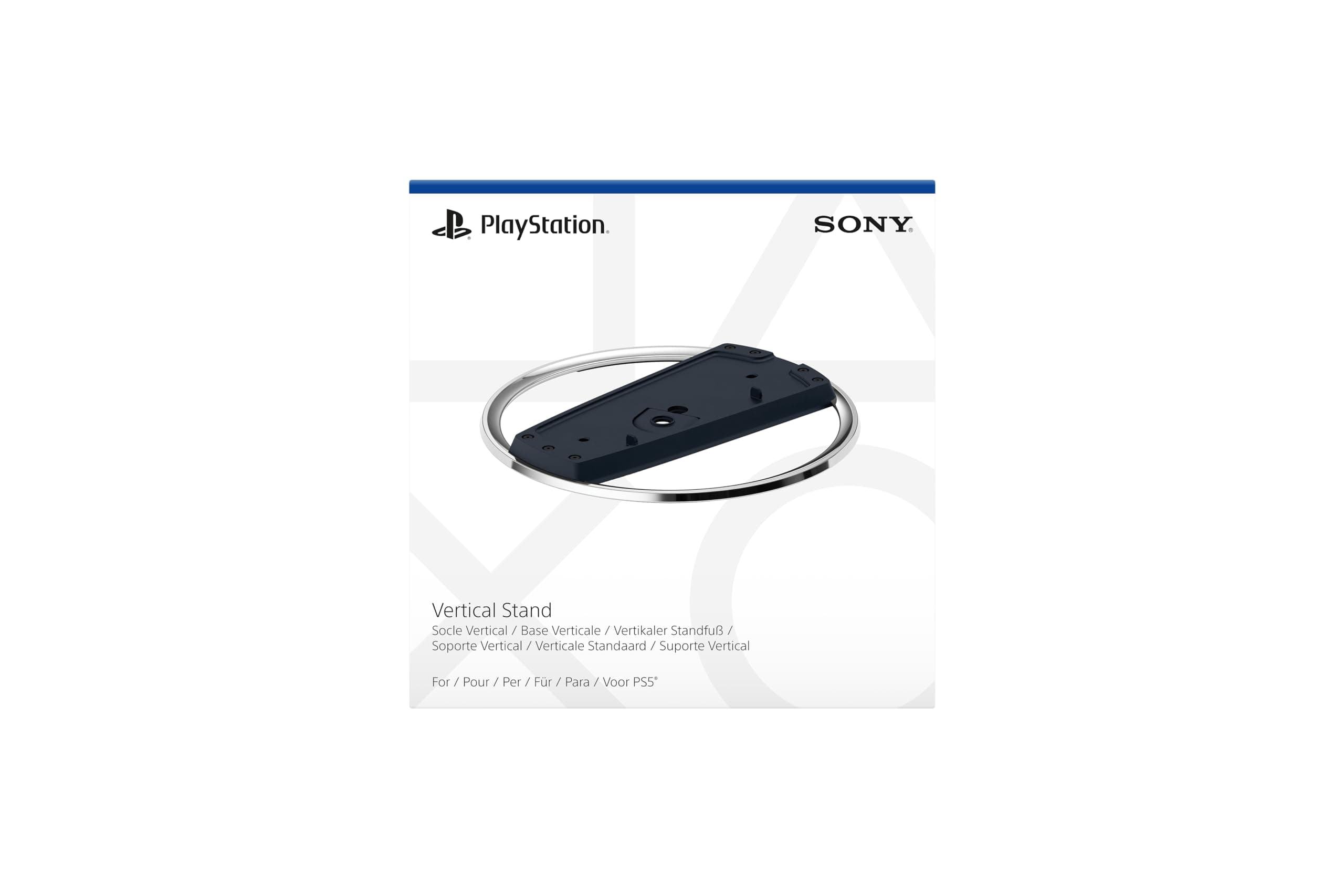 🎮 PS5 Vertikaler Standfuß (Silber/Schwarz) - Angebot!