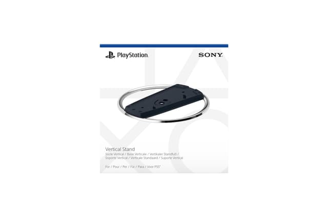 🎮 PS5 Vertikaler Standfuß (Silber/Schwarz) - Angebot!
