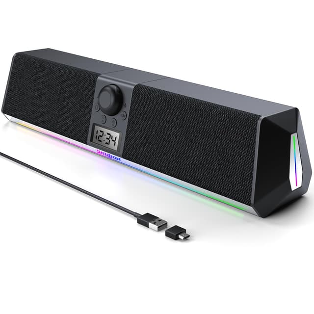 SOULION R80 PC Lautsprecher mit LED-Lichteffekten 🎶🔊