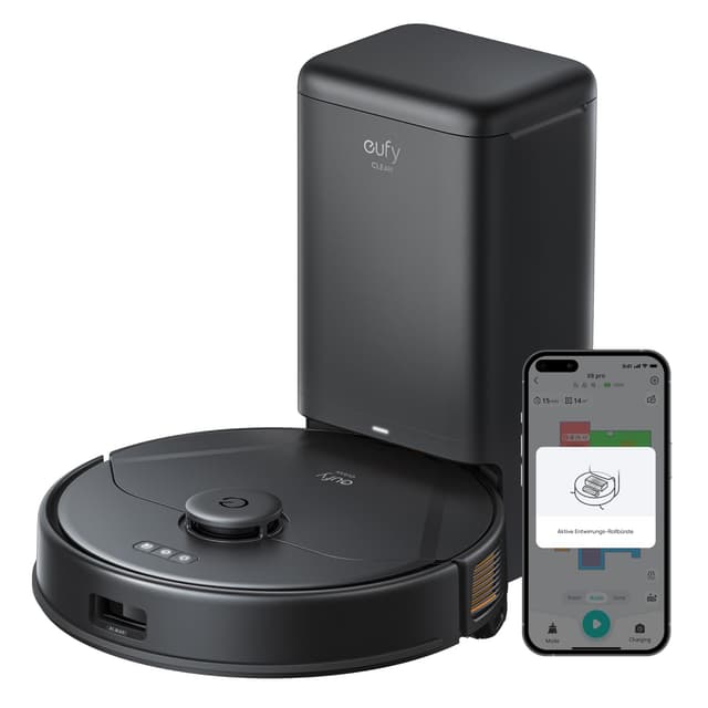 🤖🧹 Eufy X8 Pro Saugroboter mit Wischfunktion und Selbstentleerungsstation - Generalüberholt