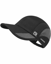🧢 GADIEMKENSD Unstructured Quick Dry Sports Cap Outdoor Sun Protective Schwarz Angebot bei HelloDeals