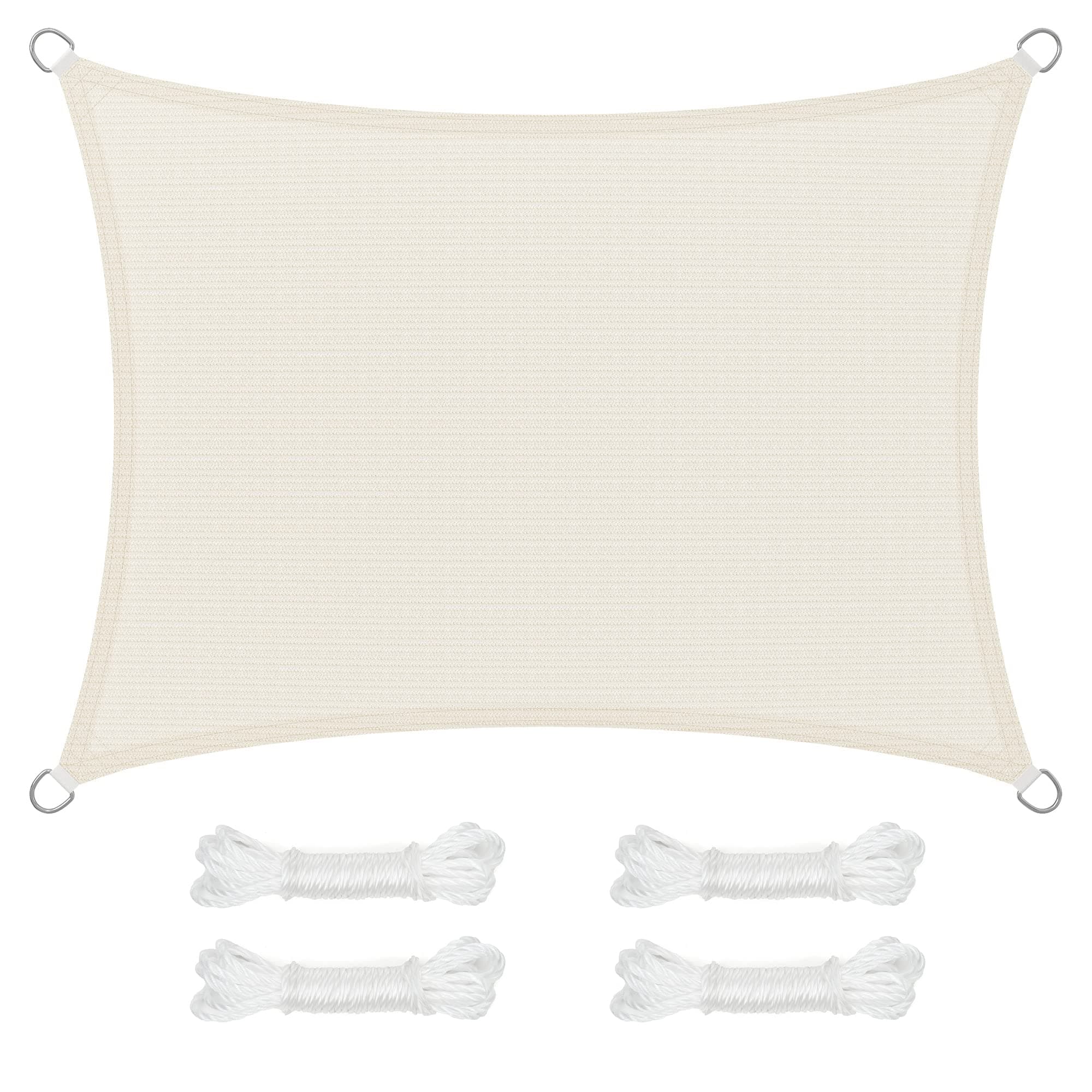 🌞 SONGMICS Sonnensegel 3 x 4 m | Luft- & wasserdurchlässig | Beige GSS34IVV1 3 x 4 m Beige 🌿