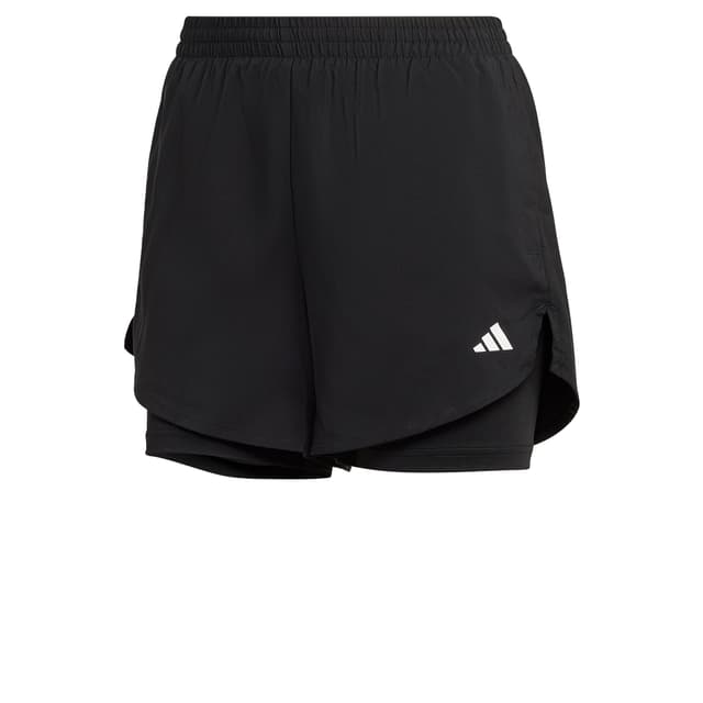 🔥 50% Rabatt! adidas Damen Kurze Aeroready Trainingshose M Schwarz / Weiß