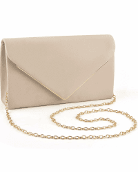 ERKOON Clutch Für Hochzeit 🌸 | Damen Abendtasche mit Magnetverschluss und abnehmbarer Kette Angebot bei HelloDeals