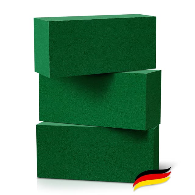 🌸 FLORALY Angebot: 3x Nasssteckschaum Premium Blumensteckschaum Made in Germany