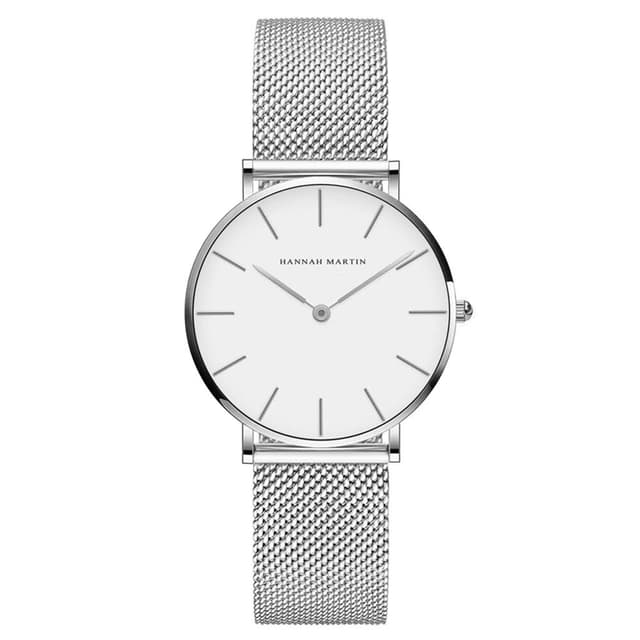 🌟 Exklusives Angebot: HANNAH MARTIN Damen Uhr - Quarz, Edelstahl, Wasserdicht! ⌚