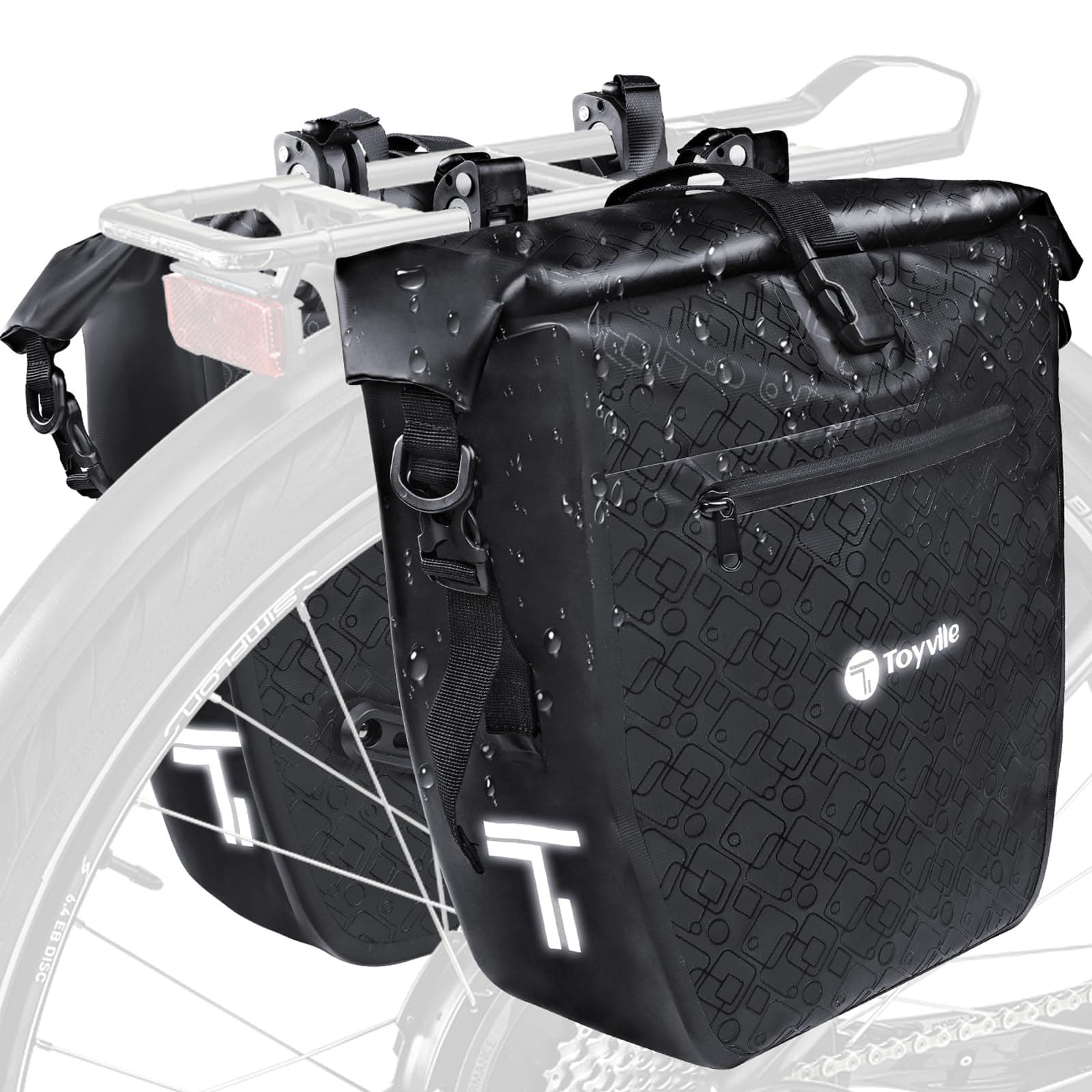 Fahrradtaschen für Gepäckträger 2 ER SET 48L 🚴‍♂️