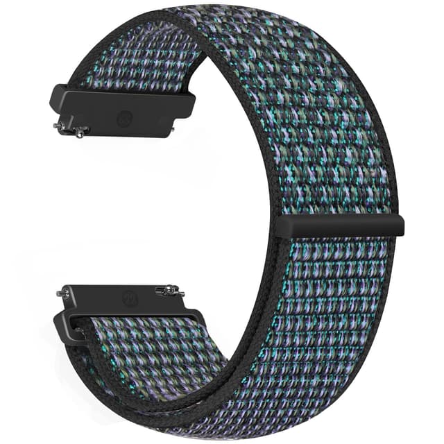 Vodtian 22mm Nylon Armband für Samsung Galaxy Watch 3 45mm/Galaxy Watch 46mm/Gear S3 - Super Traube Lila