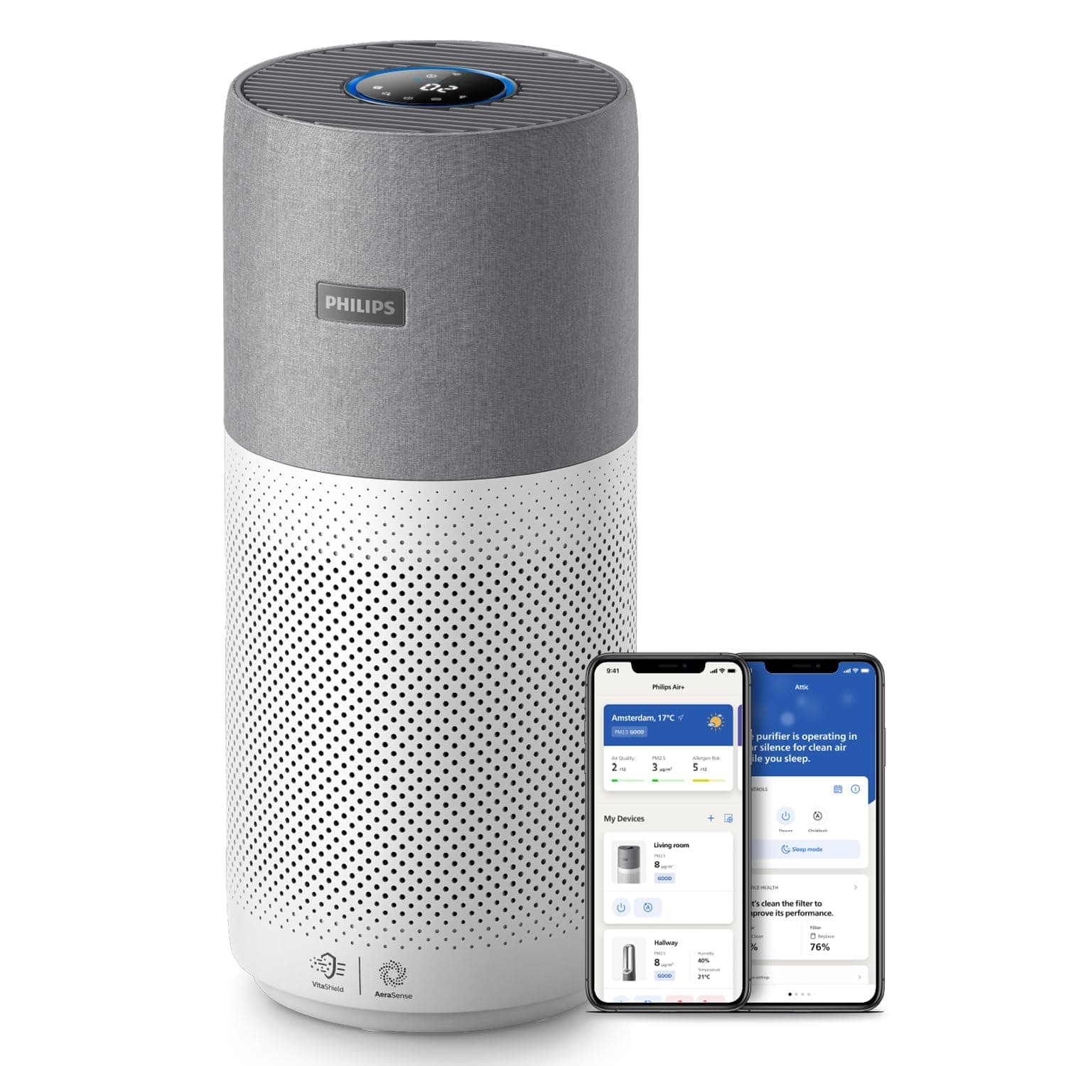 Philips Luftreiniger Serie 4000i mit App-Steuerung 🌬️🌿