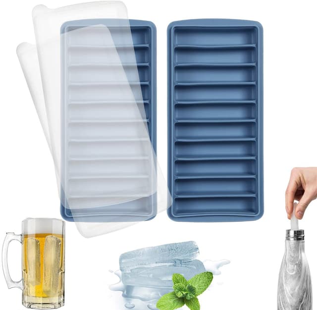 LessMo Silikon-Eiswürfelform mit Deckel - BPA-Frei und LFGB Zertifiziert 🧊🍹