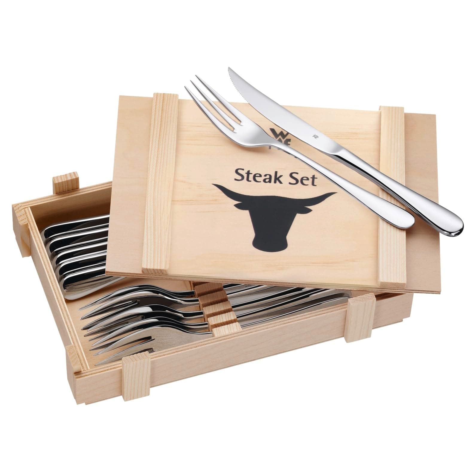 🔪🍖 WMF Steakbesteck 12-teilig Set für 6 Personen 🍽️