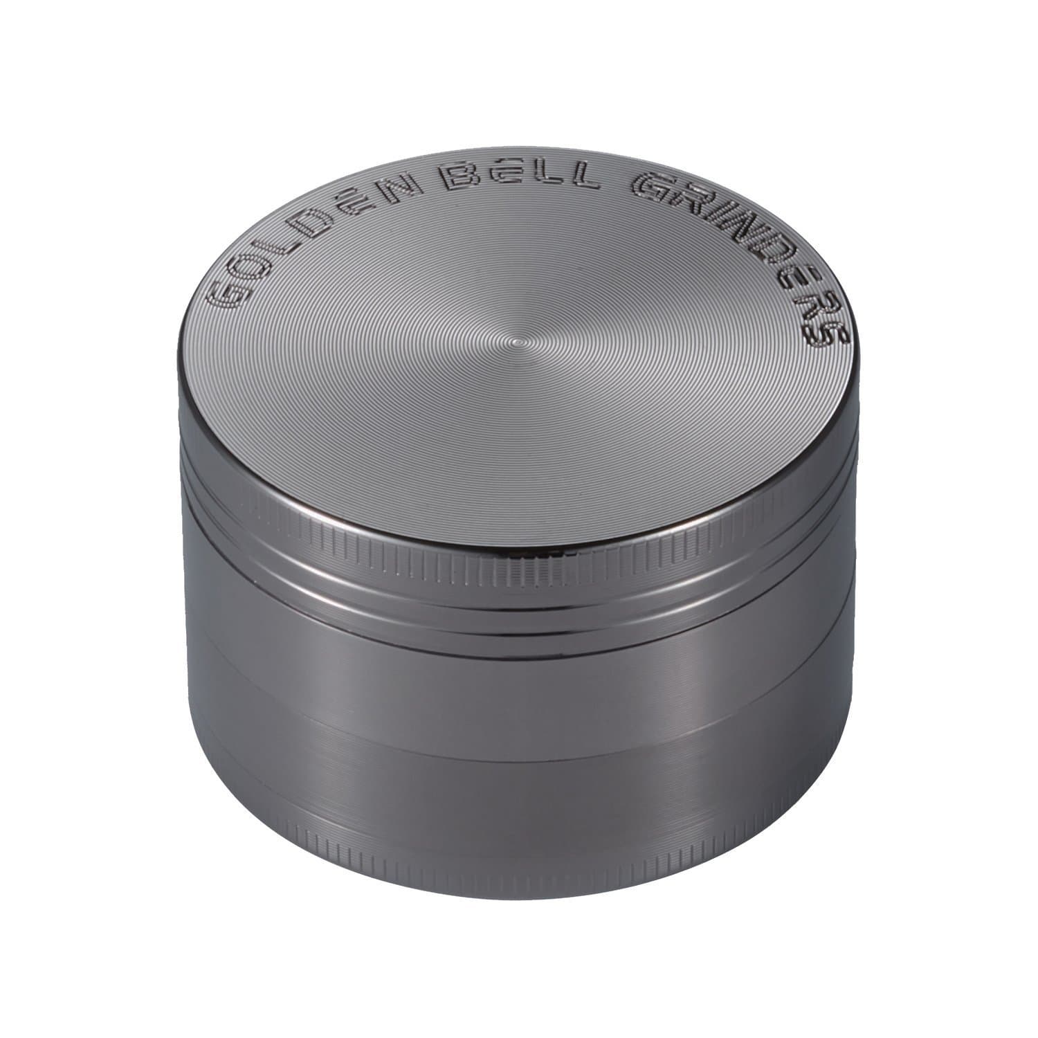 🌿 LIHAO Pollen Grinder Crusher für Tabak, Spice, Kräuter, Gewürze, Herb, Kaffee 4-teiliges Set mit Pollen Scraper (Nickel-Schwarz) - Nickel-schwarz(5cm)