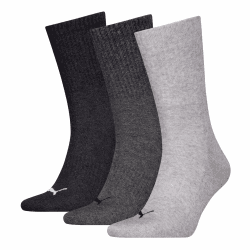🧦 PUMA Unisex Cushioned Crew Sock (3er Pack) 35-38 graue Kombination - Angebot!