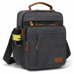 ESTARER Umhängetasche Herren Schultertasche 13 Zoll Grau 👜 Angebot bei HelloDeals