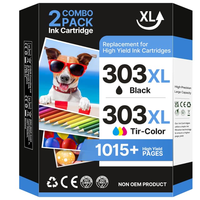 🖨️ CanPick 303 XL Druckerpatronen Multipack für HP Envy Photo 6230 Patronen