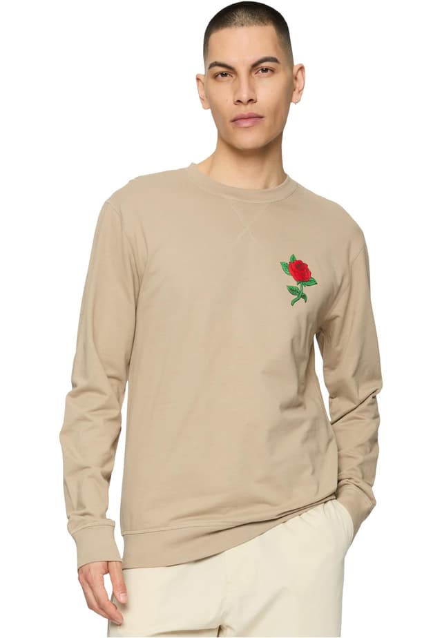 🌹🧥 Mister Tee Herren Rose Crewneck XL Darksand | Nur 11.1€!
