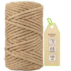 🌿 Garten Juteschnur 5mm Dicke 100m Rolle 🎁