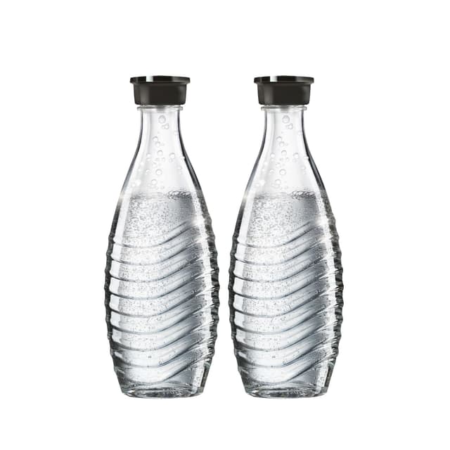 🥤 SodaStream 0,7L CRYSTAL Glaskaraffe | Spülmaschinenfest | 2er-Pack
