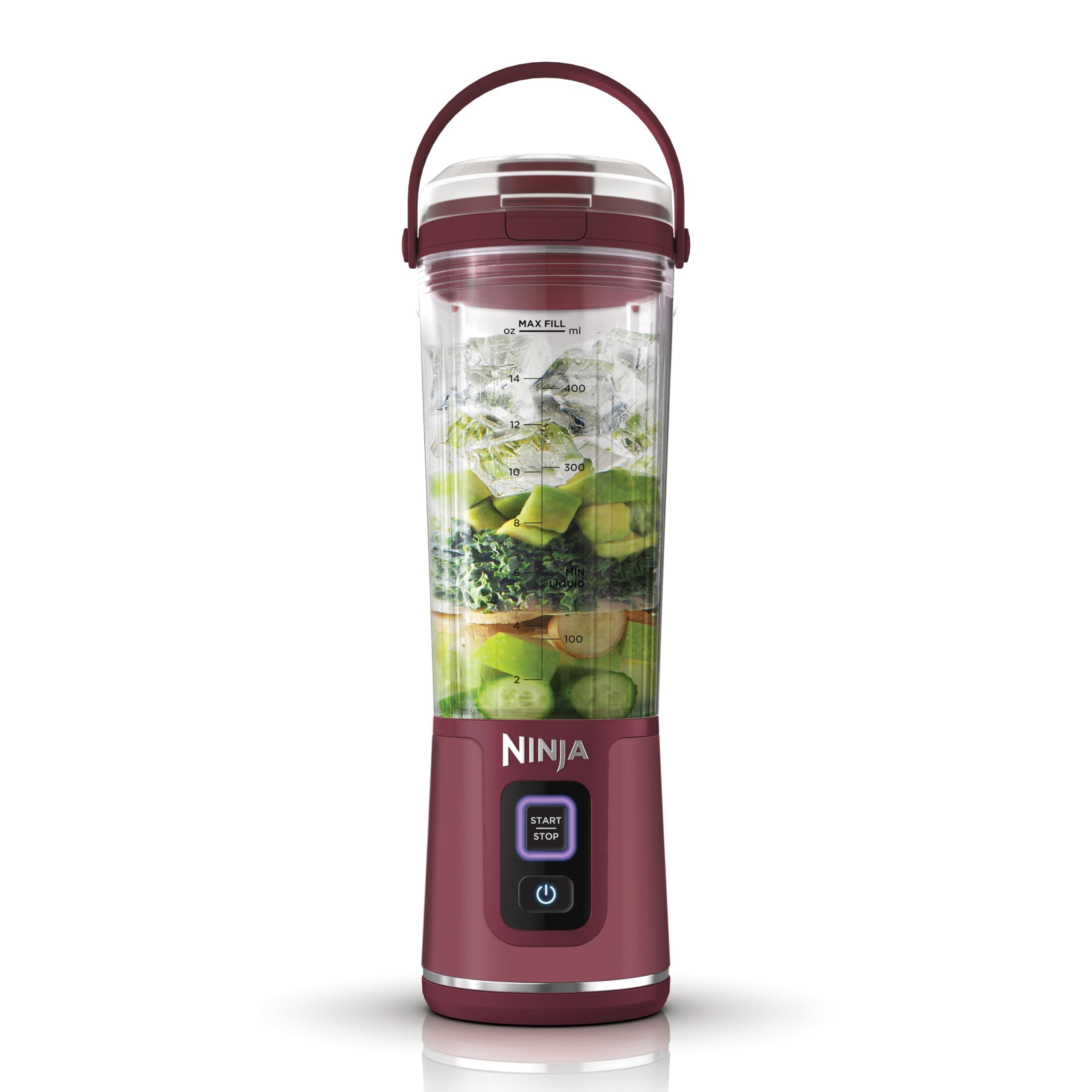 🥤🍓 Ninja Blast Tragbarer Mixer / Blender / Smoothie Maker, Cranberry, BC151EUCR - 46.99€