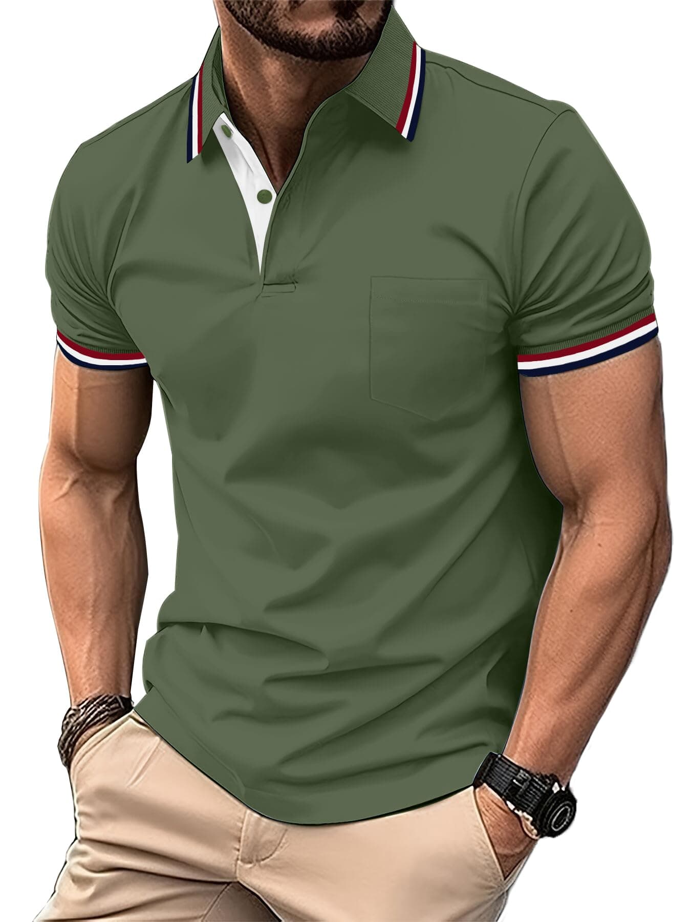 Zitysport Herren Poloshirt Kurzarm Atmungsaktiv Golf Polo Shirt Männer Sommer Basic Slim Fit Tshirt 🏌️‍♂️👕