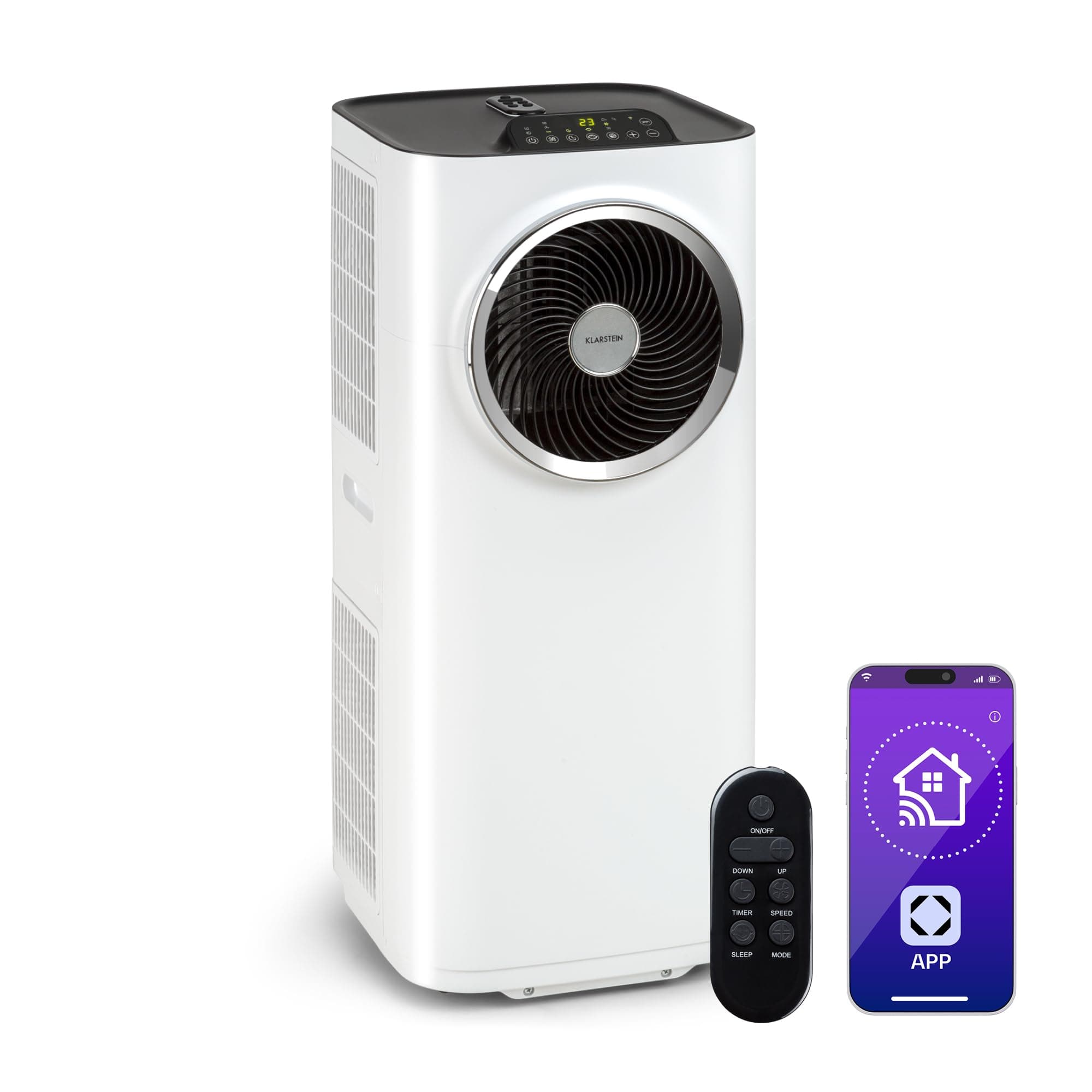 🌬️ Klarstein Mobile Klimaanlage 5-in-1, 10.000 BTU / 2,9 kW in Weiß 🏡