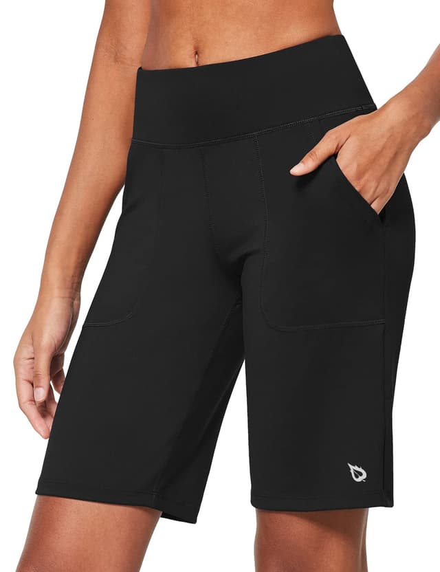 🌞🏃‍♀️ Baleaf Damen 10" Bermuda Shorts - Sommer Sporthose kurz 🏃‍♀️🌞