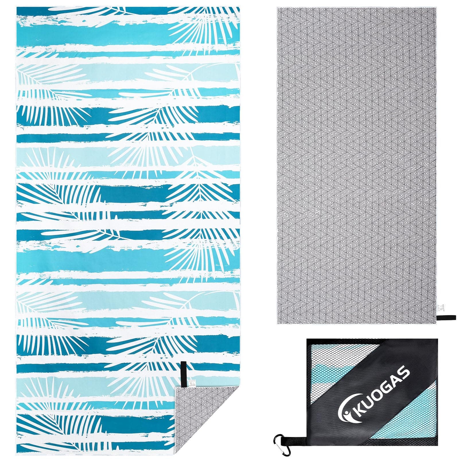 Angebot: KUOGAS Strandtuch XXL 200×100 cm 🏖️