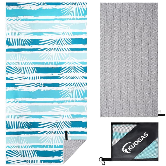 Angebot: KUOGAS Strandtuch XXL 200×100 cm 🏖️